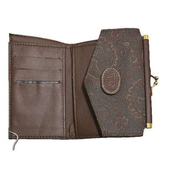 BAG BAZAAR Bi-fold Brown Multi-Color Wallet Coin Purse - Picture 7 of 12